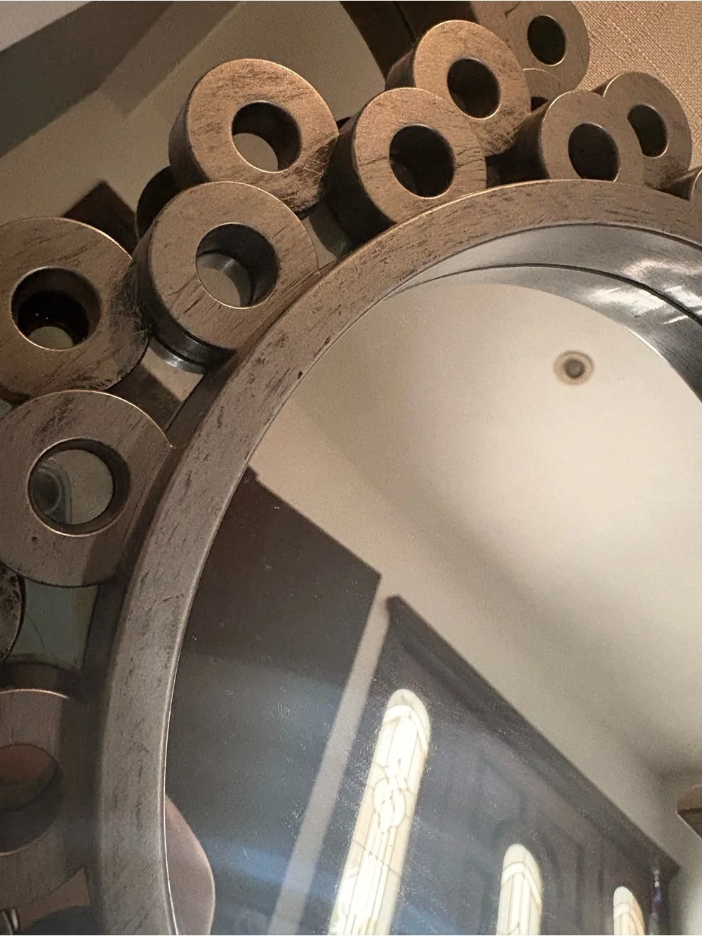 Element Decorative Wall Mirror Set (3) in Dark Gray - Used